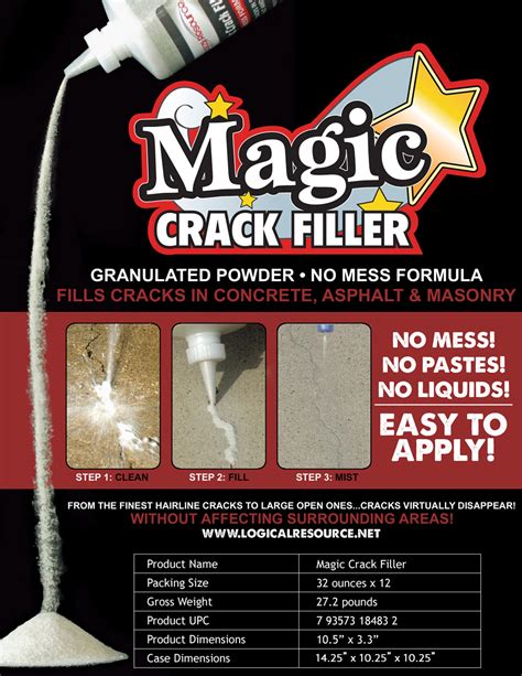 Magic crack filer sand
